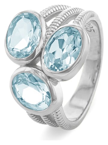 Les Petites Précieuses Silber-Ring mit Edelsteinen