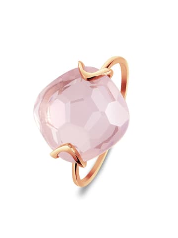 Les Petites Précieuses Rosévergold. Ring mit Edelstein