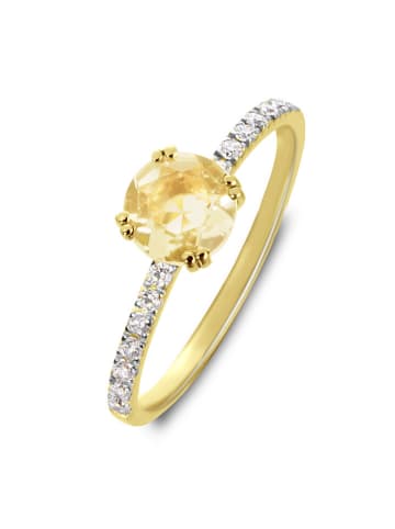 Les Petites Précieuses Vergold. Ring mit Edelsteinen