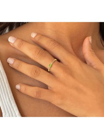 Les Petites Précieuses Vergold. Ring mit Edelsteinen