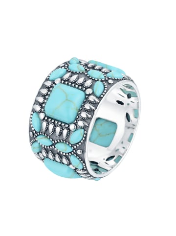 Nomad Zilveren ring met sierstenen