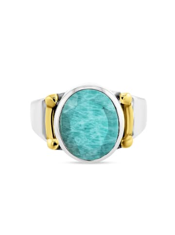 Nomad Vergold. Ring mit Edelstein