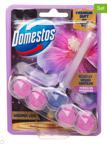 Domestos 9er-Set: WC-Steine ''Lux Hibiscus Paradise'', 9x 50 g