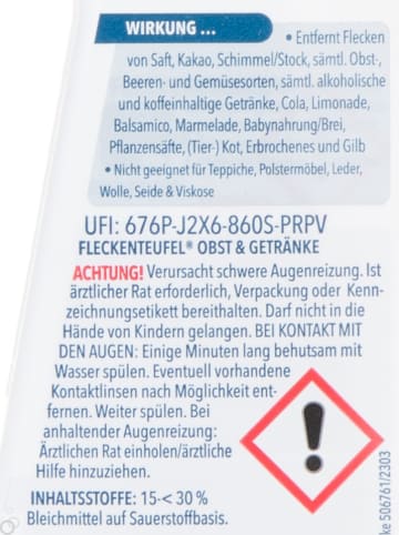 Dr. Beckmann 3er-Set: Fleckenteufel "Obst & Getränke", je 50 ml