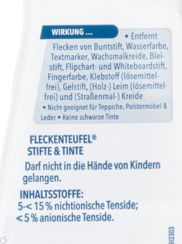Dr. Beckmann 3er-Set: Fleckenteufel "Stifte & Tinte", je 50 ml