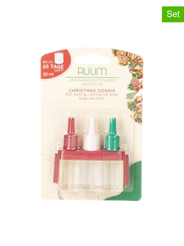 Ruum 6er-Set: 3-Phasen-Duftstecker "Christmas Cookie", je 20 ml