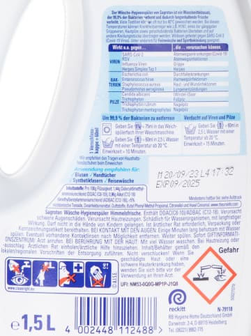 SAGROTAN 4er-Set: Wäsche-Hygienespüler "Himmelsfrische", je 1,5 l