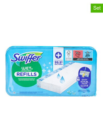 Swiffer 6er-Set: Feuchte Bodenreinigungstücher "Antibakteriell", je 10 Stück