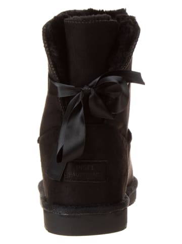 Inselhauptstadt Winterboots in Schwarz