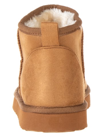 Inselhauptstadt Winterboots in Hellbraun