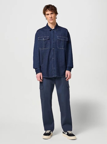 Wrangler Koszula dżinsowa - Regular fit - w kolorze granatowym