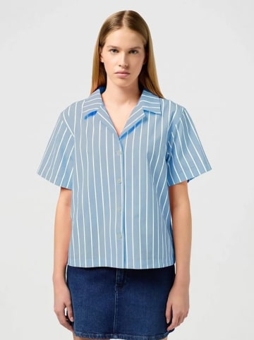 Wrangler Bluse in Hellblau