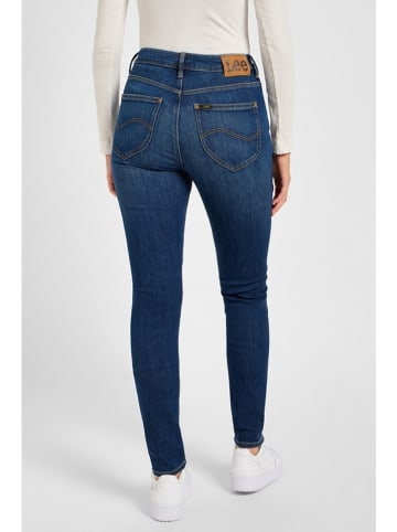 Lee Spijkerbroek - skinny fit - donkerblauw