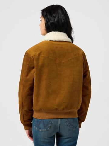 Wrangler Kurtka sztruksowa w kolorze brązowym