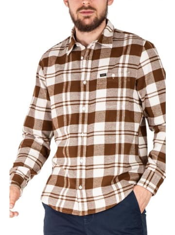 Lee Koszula - Regular fit - w kolorze biało-jasnobrązowym