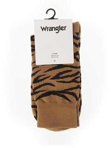 Wrangler Skarpety "Tiger" w kolorze jasnobrązowym