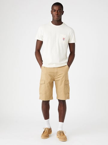 Wrangler Bojówki w kolorze beżowym