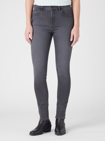 Wrangler Spijkerbroek "Ashes" - skinny fit - grijs