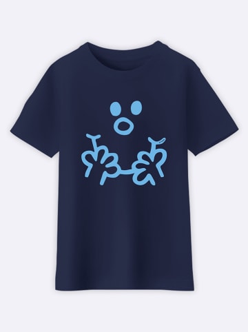 WOOOP Shirt in Dunkelblau