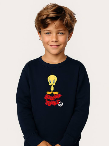 WOOOP Sweatshirt "Tweety 80th Portrait" in Dunkelblau