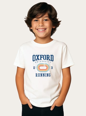WOOOP Koszulka "Oxford Universite Running" w kolorze białym