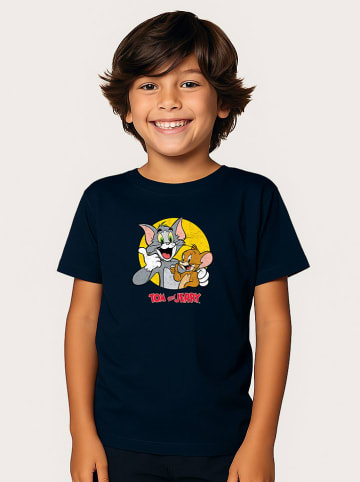WOOOP Shirt "Tom and Jerry Thumbs Up" donkerblauw