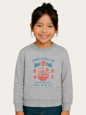 WOOOP Sweatshirt "Ramen Lovers Club" in Grau