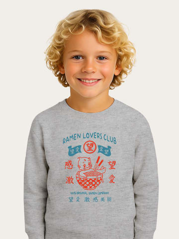 WOOOP Sweatshirt "Ramen Lovers Club" in Grau