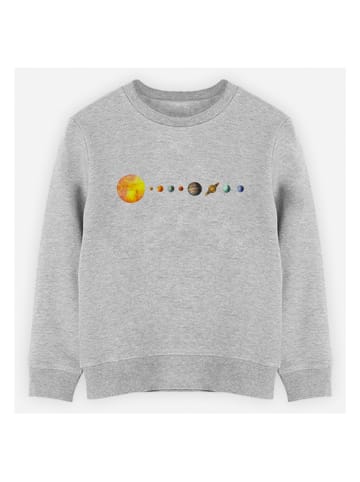 WOOOP Sweatshirt "Solar System" in Grau