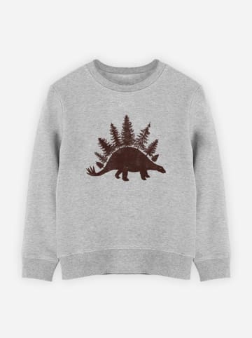WOOOP Sweatshirt "Stegoforest" in Grau