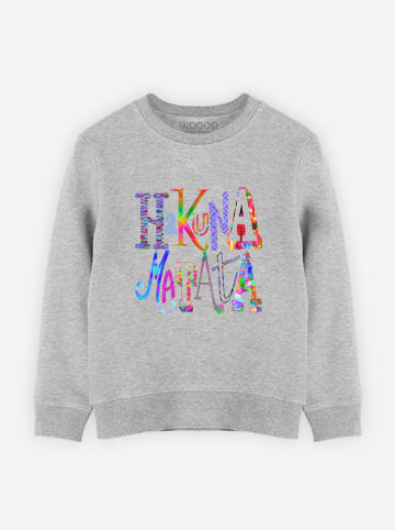 WOOOP Sweatshirt "Hakuna Matata" in Grau