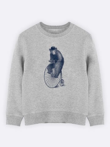 WOOOP Sweatshirt "Morning Ride" in Grau