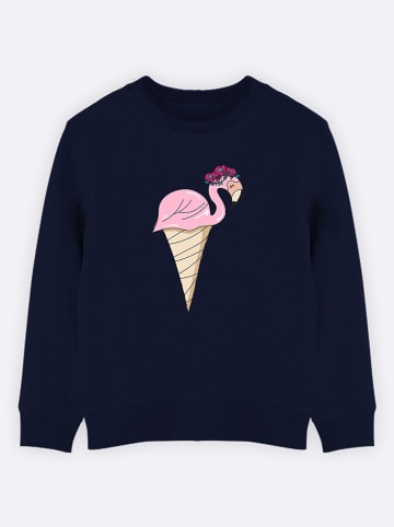 WOOOP Sweatshirt "Poupee Rousse" in Dunkelblau