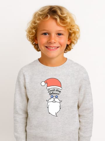 WOOOP Sweatshirt "Don't stop believin" in Grau