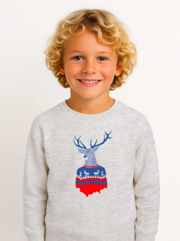 WOOOP Sweatshirt "Winter pullover" in Grau