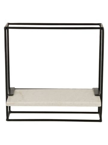 J Line Wandregal in Beige/ Schwarz - (B)35 x (H)35 x (T)15,5 cm