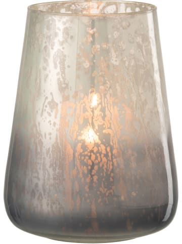 J Line Windlicht in Grau - (H)22,5 x Ø 17,5 cm