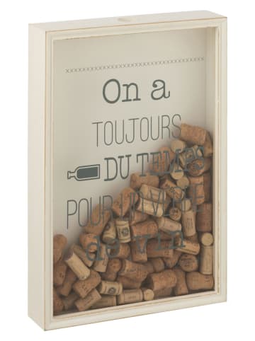 J Line Weinkorkenrahmen in Creme - (B)35 x (H)50 cm