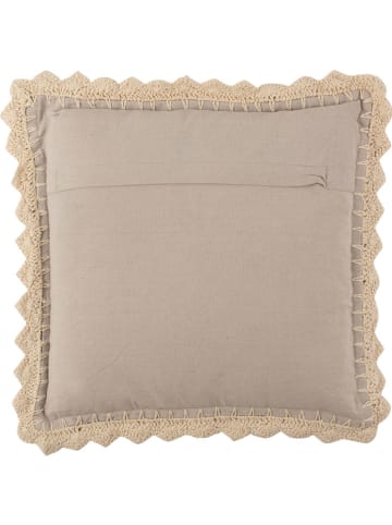 J Line Poduszka w kolorze beżowo-jasnoszarym - 50 x 50 cm