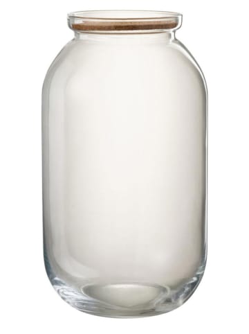 J Line Słoik w kolorze brązowym - wys. 41 x Ø 22 cm