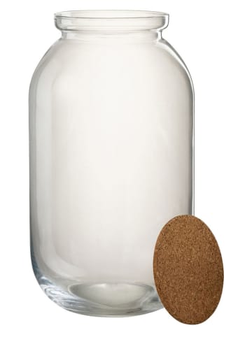 J Line Słoik w kolorze brązowym - wys. 41 x Ø 22 cm