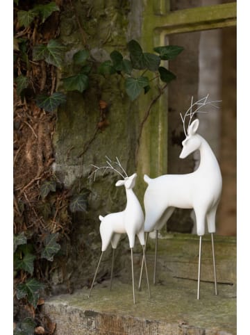 J Line Figurki dekoracyjne (2 szt.) w kolorze białym - wys. 27 cm