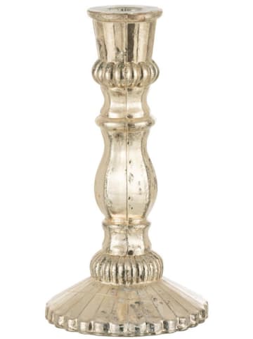 J Line Świecznik w kolorze srebrnym - wys. 23 x Ø 12 cm