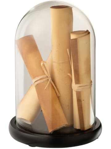 J Line Figurka dekoracyjna w kolorze beżowym - wys. 26 x Ø 18 cm