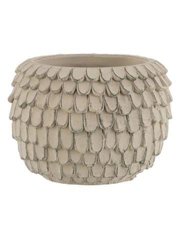 J Line Osłonka w kolorze szarym na doniczkę - wys. 11 x Ø 16 cm