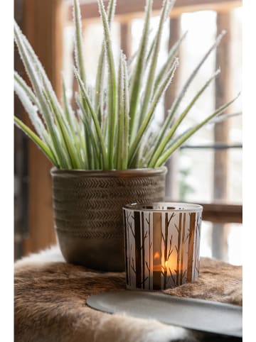 J Line Übertopf in Grün/ Gold - (H)16 x Ø 17,5 cm