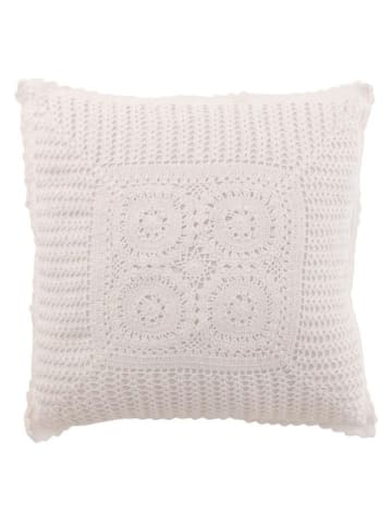 J Line Poduszka w kolorze białym - 45 x 45 cm