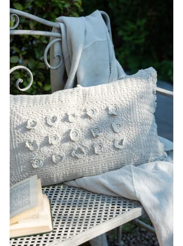 J Line Poduszka w kolorze błękitnym - 51 x 30 cm