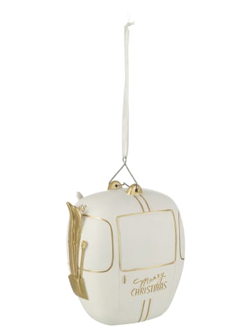 J Line Dekoanhänger in Weiß/ Gold - (L)23 cm