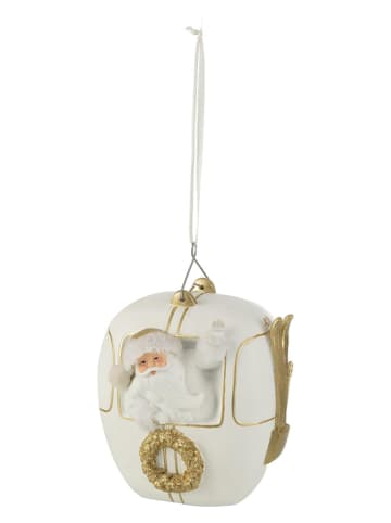 J Line Dekoanhänger in Weiß/ Gold - (L)23 cm